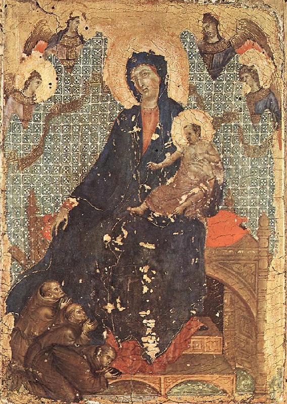 Duccio di Buoninsegna Madonna of the Franciscans dg Sweden oil painting art